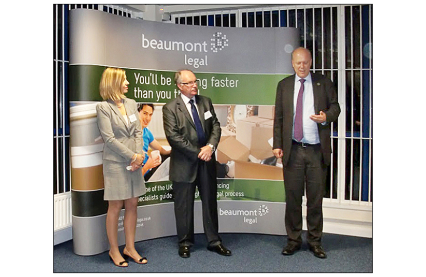 Chris Grayling addressing local employers