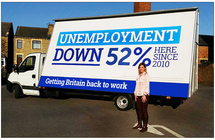 Unemployment down 52%